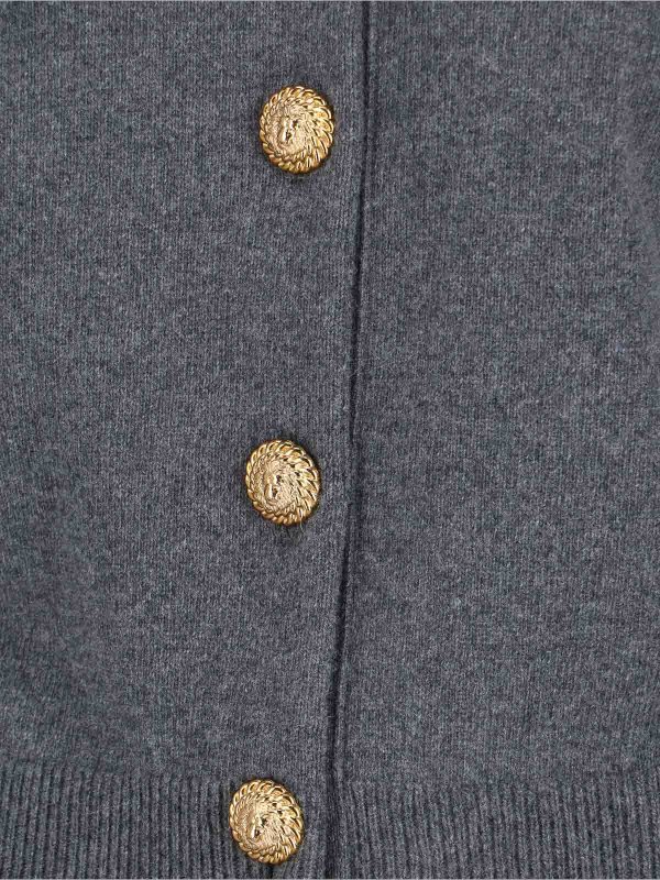 カーディガン - グレー Replica 
online: Balmain