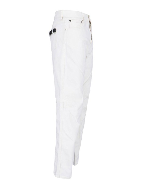 The Best Shops COPERNI: Jeans Rectos - Vaqueros Rectos - Blanco