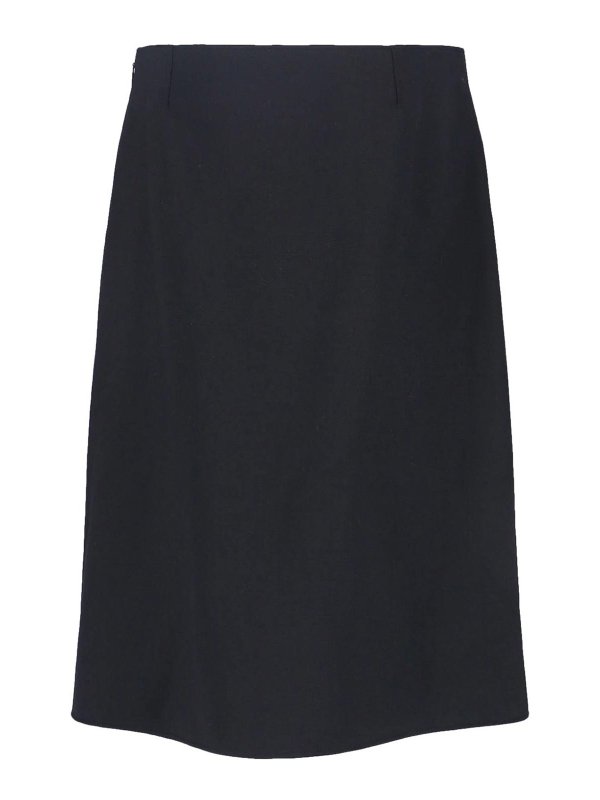 Courreges: ニーレングススカート＆ミディ丈 online - 膝丈/ミディスカート - 黒