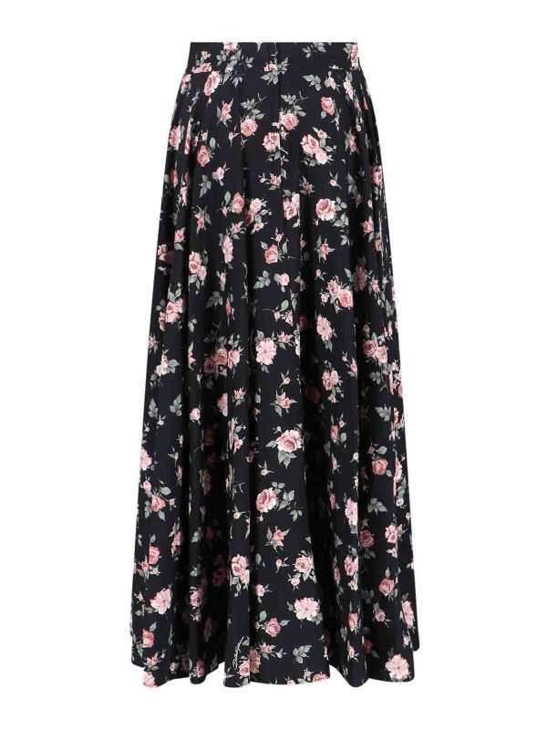 DOLCE & GABBANA: ニーレングススカート＆ミディ丈 online - 膝丈/ミディスカート - 黒