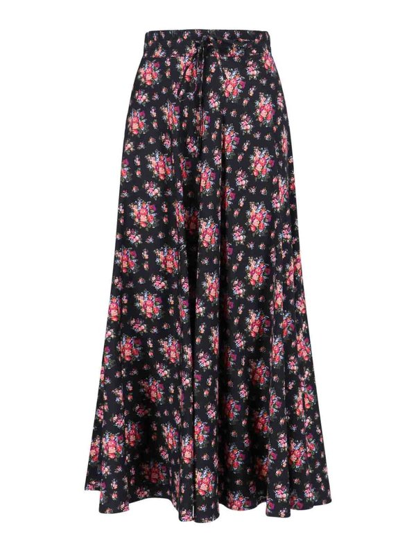 DOLCE & GABBANA: ニーレングススカート＆ミディ丈 - 膝丈/ミディスカート - 黒