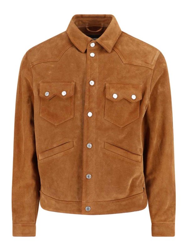 DSQUARED2: Vestes de costume - Blazer - Marron