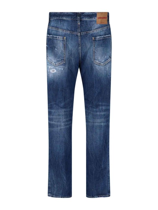 DSQUARED2: Jeans Rectos online - Vaqueros Rectos - Azul