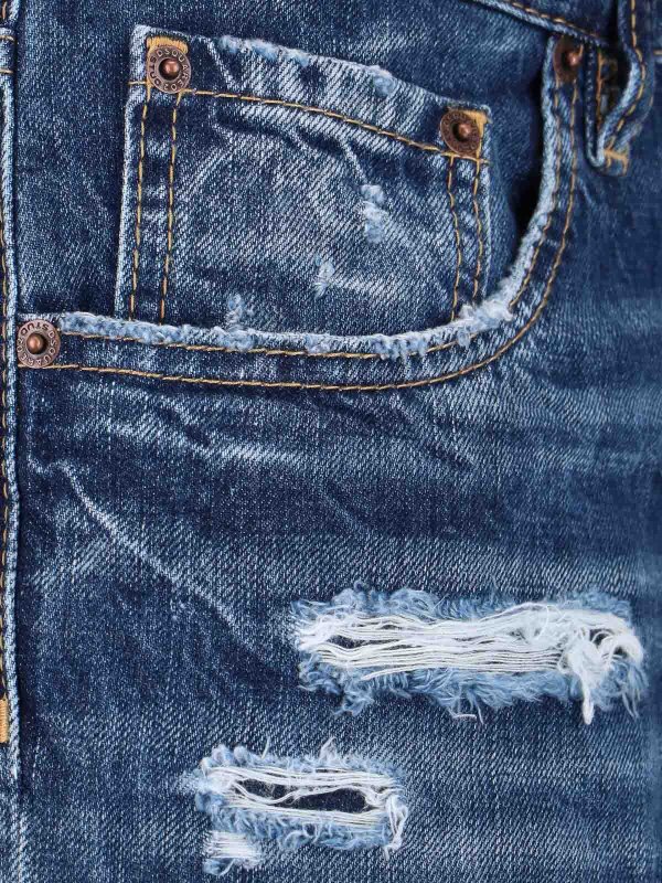 Vaqueros Rectos - Azul shop online: DSQUARED2