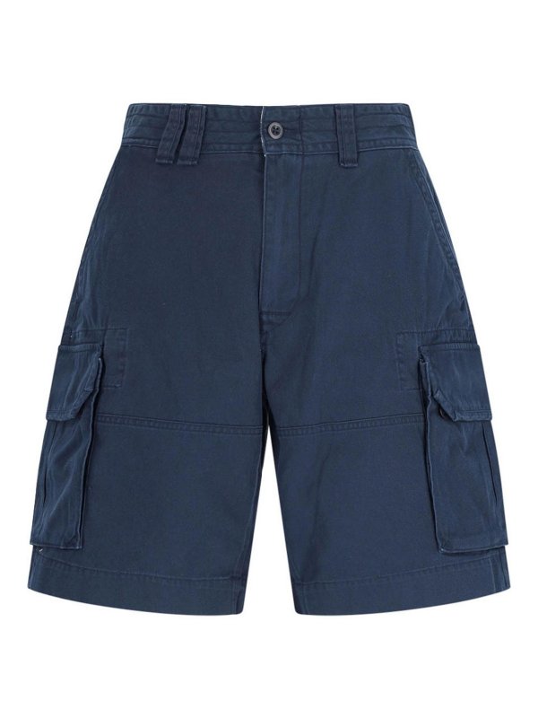 POLO RALPH LAUREN: トラウザーショーツ - ショートパンツ - ブルー