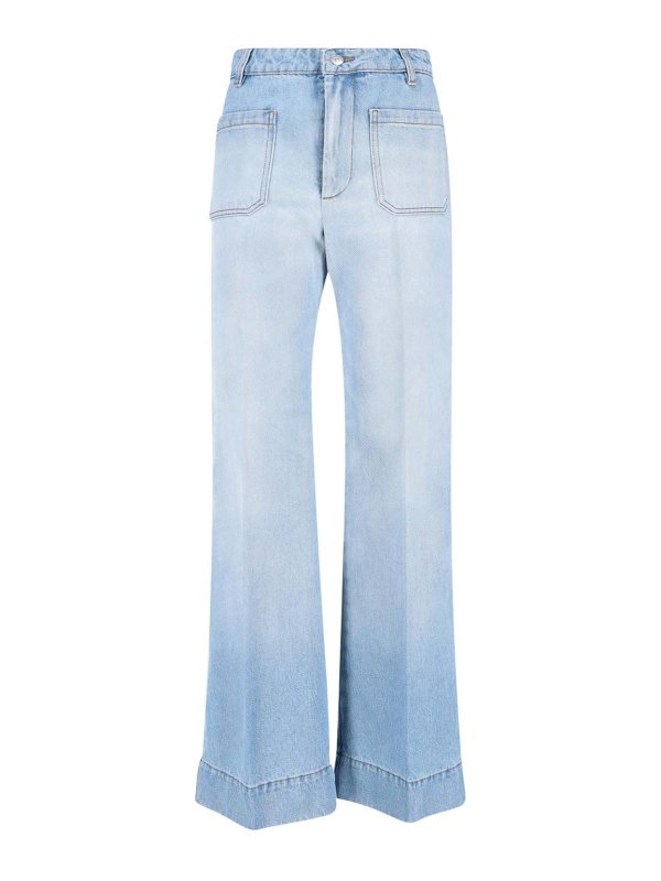 VICTORIA BECKHAM: straight leg jeans - Jeans