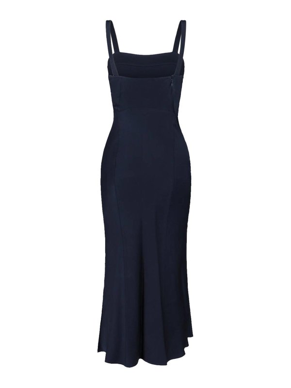 VICTORIA BECKHAM: ニーレングスドレス online - 膝丈ドレス - ブルー