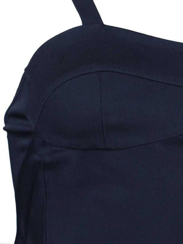 膝丈ドレス - ブルー Replica 
online: VICTORIA BECKHAM