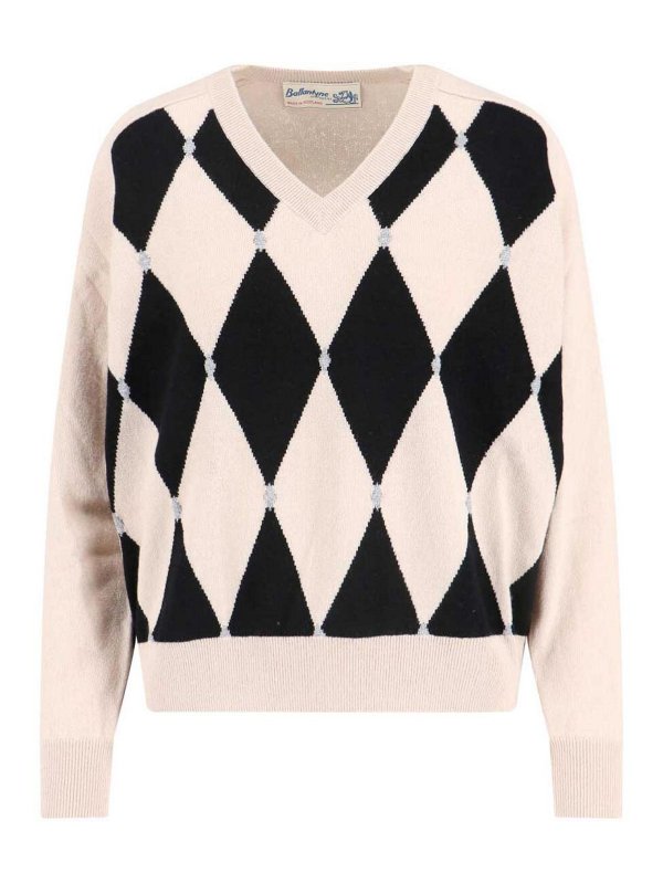 BALLANTYNE: クルーネック - クルーネック - ベージュ