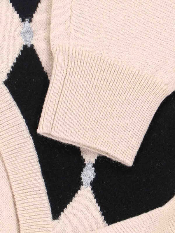 クルーネック - ベージュ shop online: BALLANTYNE