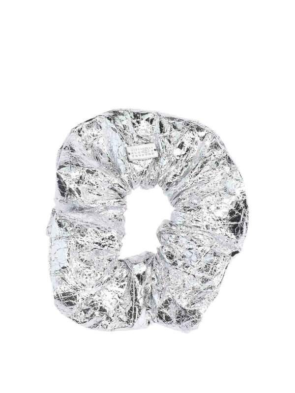 MM6 MAISON MARGIELA: ヘアーアクセサリー - ヘアゴム-シルバ