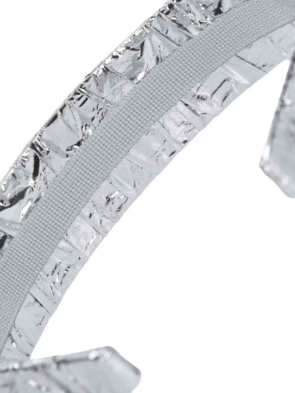 The Best Shops MM6 MAISON MARGIELA: ヘアーアクセサリー - シルバ