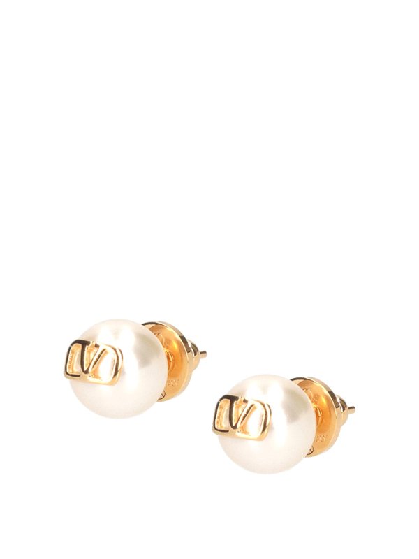 VALENTINO GARAVANI: Ohrringe - Ohrring - Hellgrau