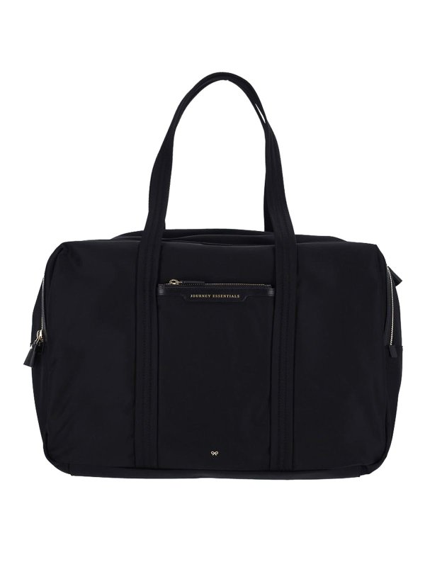 Anya Hindmarch: Koffer und Reisetaschen - Reisetasche - Schwarz