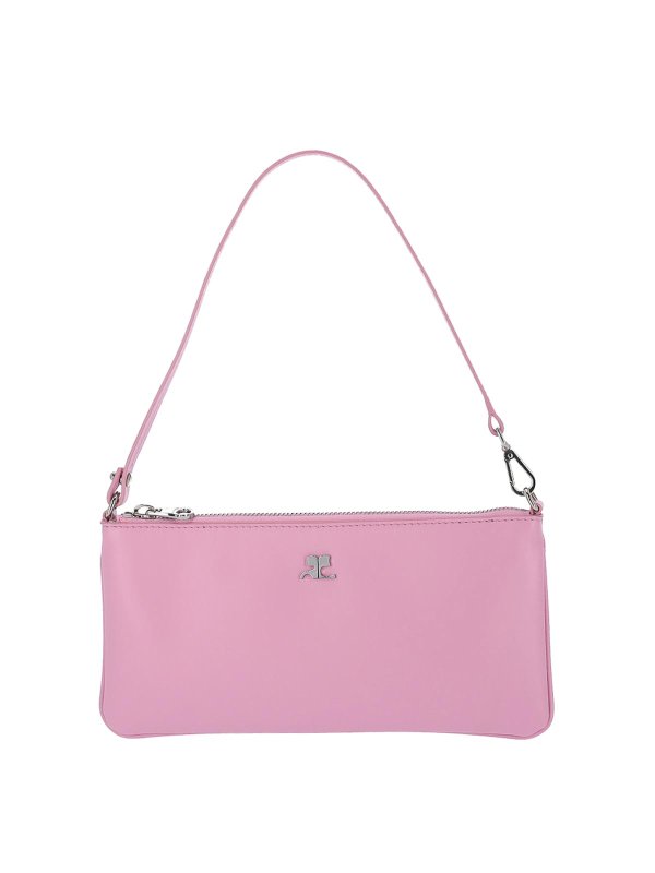 Courreges: clutches - Pouch Logo