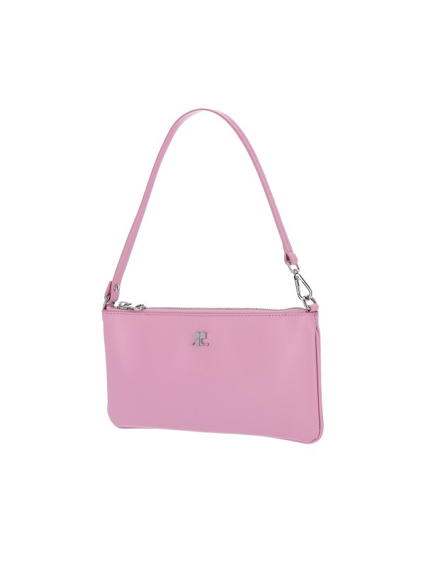 Courreges: clutches online - Pouch Logo