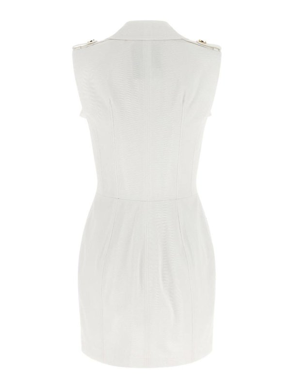 ELISABETTA FRANCHI: ニーレングスドレス online - 膝丈ドレス - 白