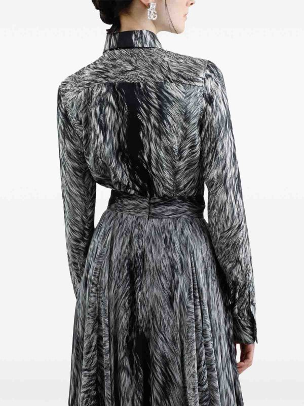 ロングスカート - グレー shop online: DOLCE & GABBANA