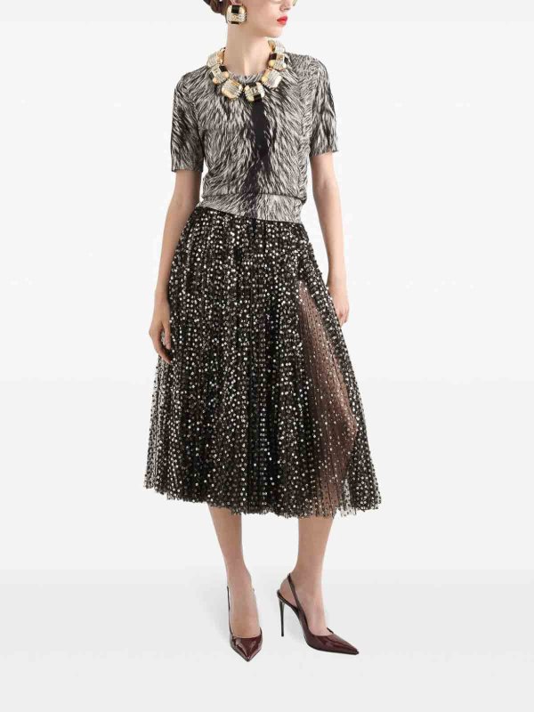 DOLCE & GABBANA: クルーネック online - クルーネック - グレー