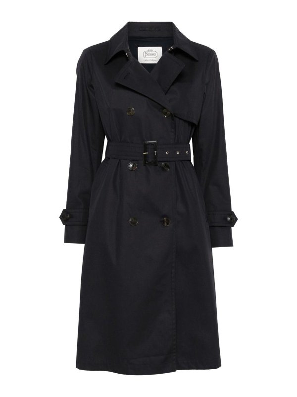 HERNO: Trenchcoats - Trenchcoat - Blau