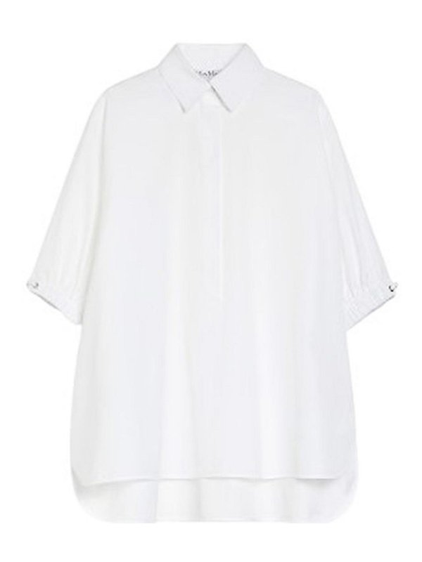 Max Mara: Camisas - Camisa - Blanco