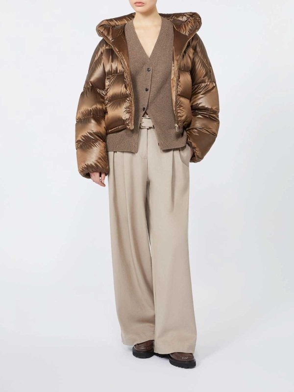 MAX MARA THE CUBE: ダウン・ハイテクジャケット online - ダウンジャケット - ベージュ