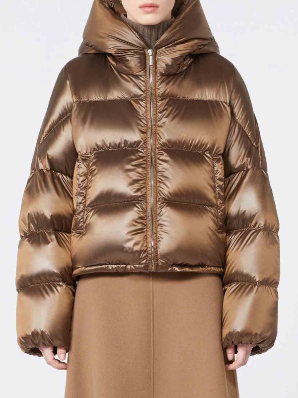 The Best Shops MAX MARA THE CUBE: ダウン・ハイテクジャケット - ダウンジャケット - ベージュ