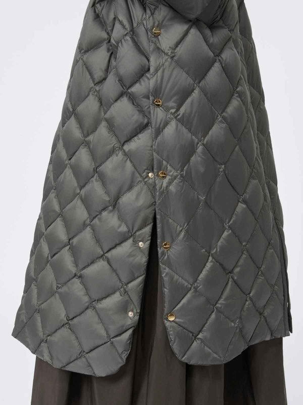 The Best Shops MAX MARA THE CUBE: Long Quilted Down Jacket