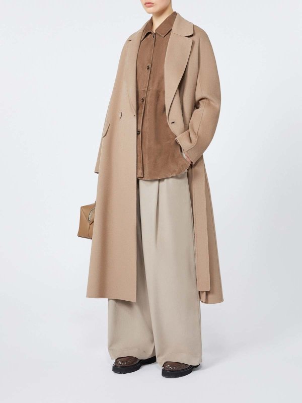 S MAX MARA: ニーレングスコート online - 膝丈コート - ベージュ