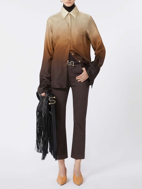 SPORTMAX: シャツ online - シャツ - ブラウン