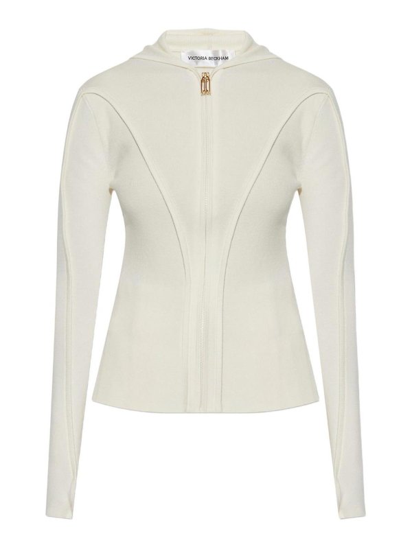 VICTORIA BECKHAM: カジュアルジャケット - カジュアルジャケット - 白