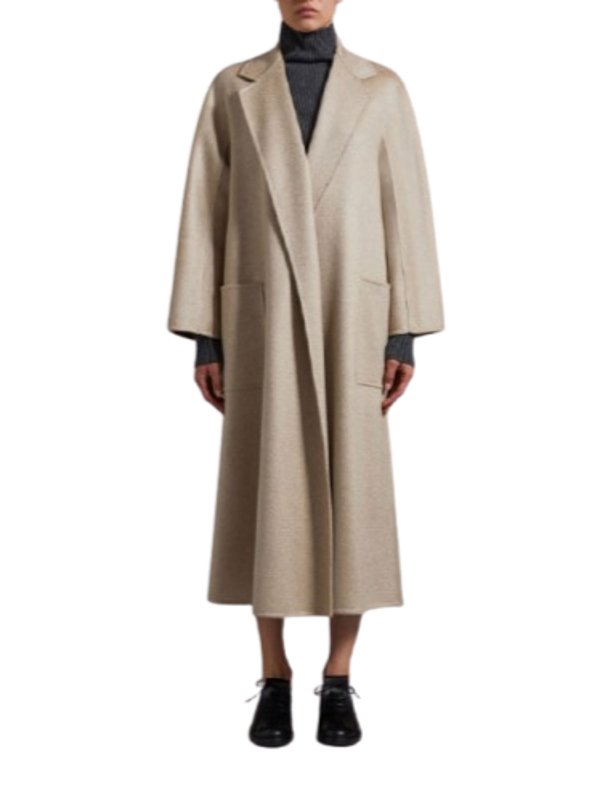 Max Mara: Abrigos semilargos online - Abrigo Midi - Beis