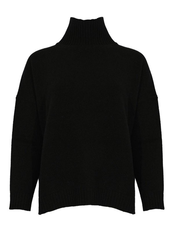 WEEKEND MAX MARA: Strickpullover mit Rundhalsausschnitt - Rundhalspullover - Schwarz