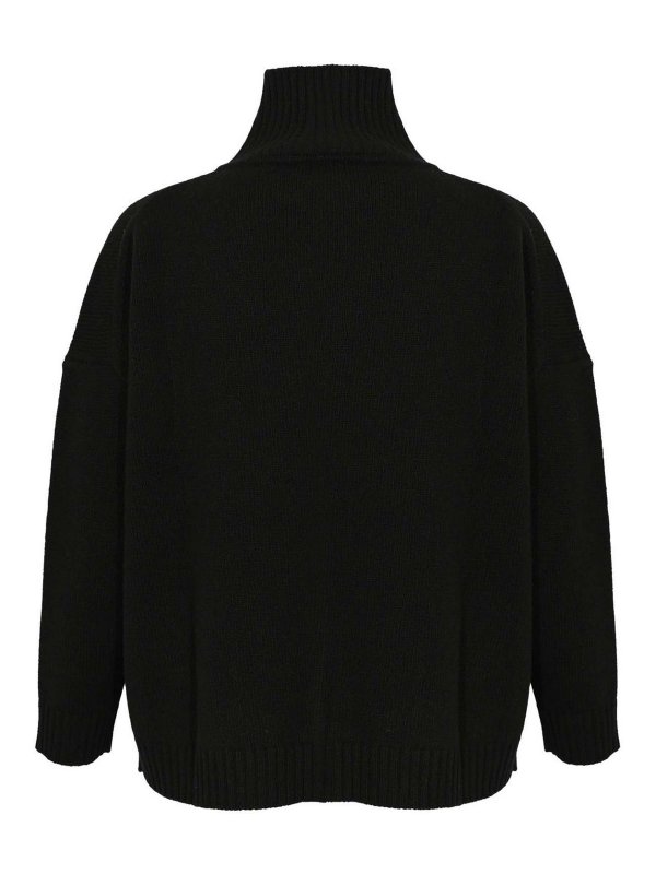 WEEKEND MAX MARA: Strickpullover mit Rundhalsausschnitt online - Rundhalspullover - Schwarz