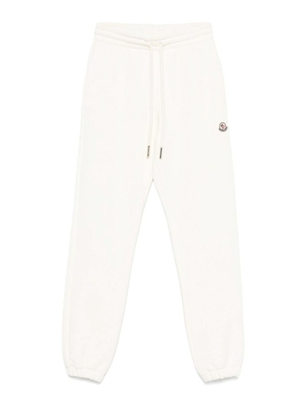 MONCLER: Traininghosen - Traininghose - Weiß