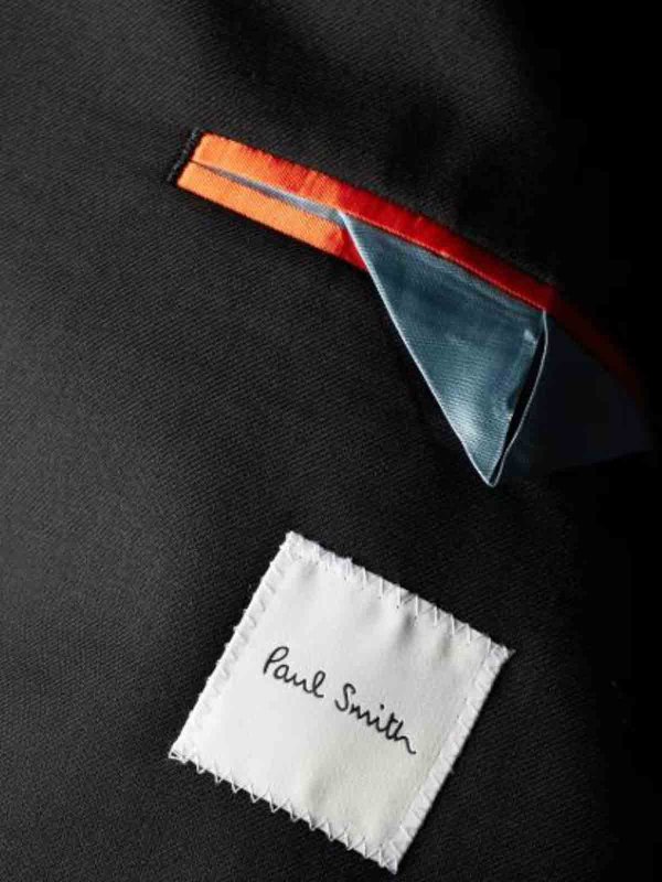 Double-breasted black jacket shop online: PAUL SMITH