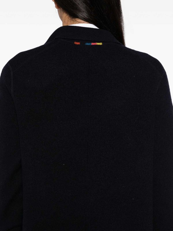 PAUL SMITH buy online Blue Knitted Jacket