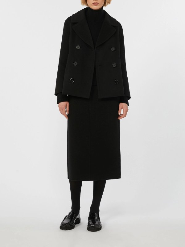 S MAX MARA: Rollkragenpullover  und Polo-Ausschnitt online - Rollkragenpullover - Schwarz