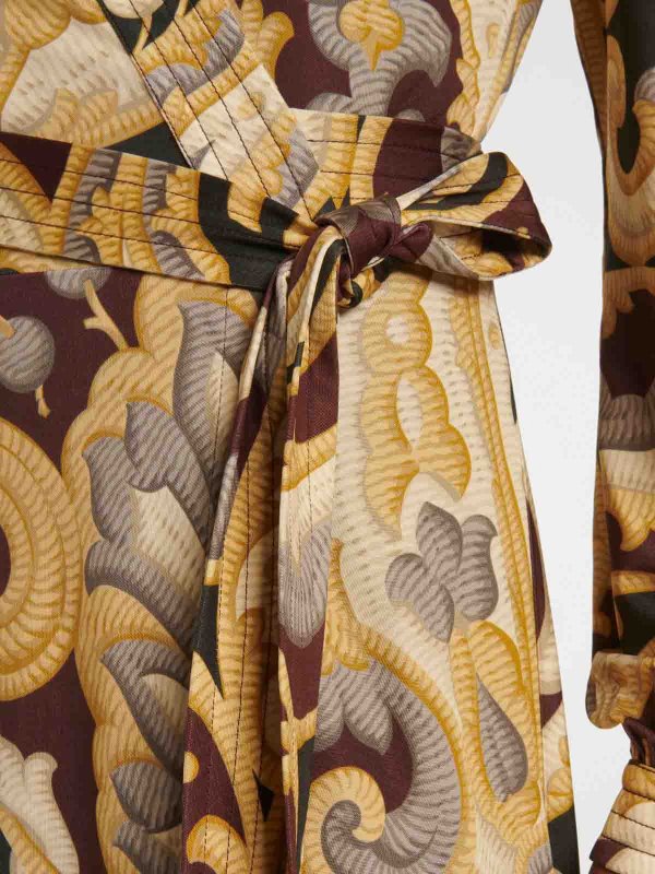 膝丈ドレス - ベージュ shop online: ETRO