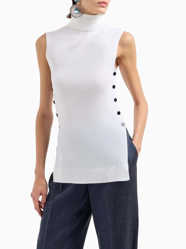 The Best Shops GIORGIO ARMANI: トップス＆タンクトップ - トップ/タンクトップ - 白