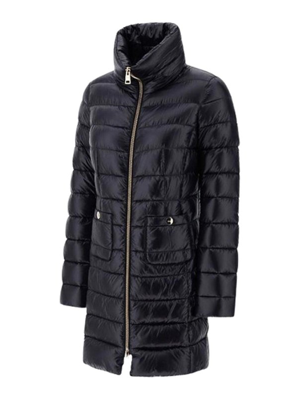 HERNO: padded jackets online - Iconic Maria Black Down Jacket