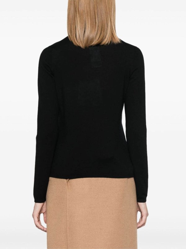 Rundhalspullover - Schwarz shop online: Max Mara
