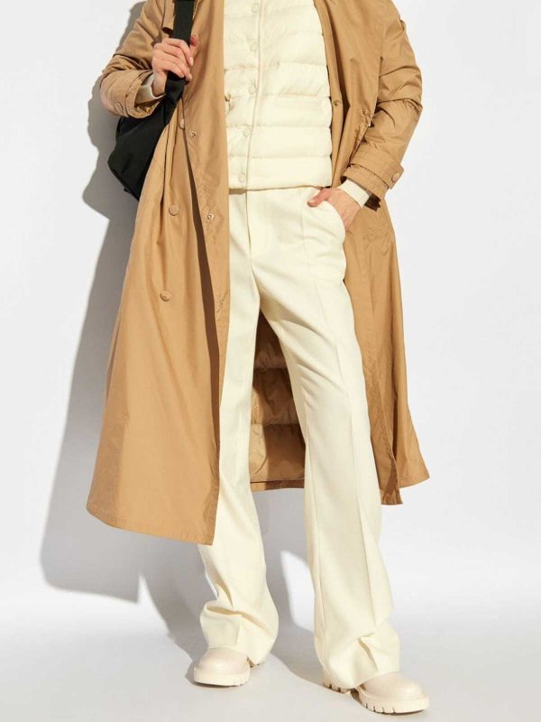 MONCLER: テーラードトラウザー online - テーラードパンツ - 白