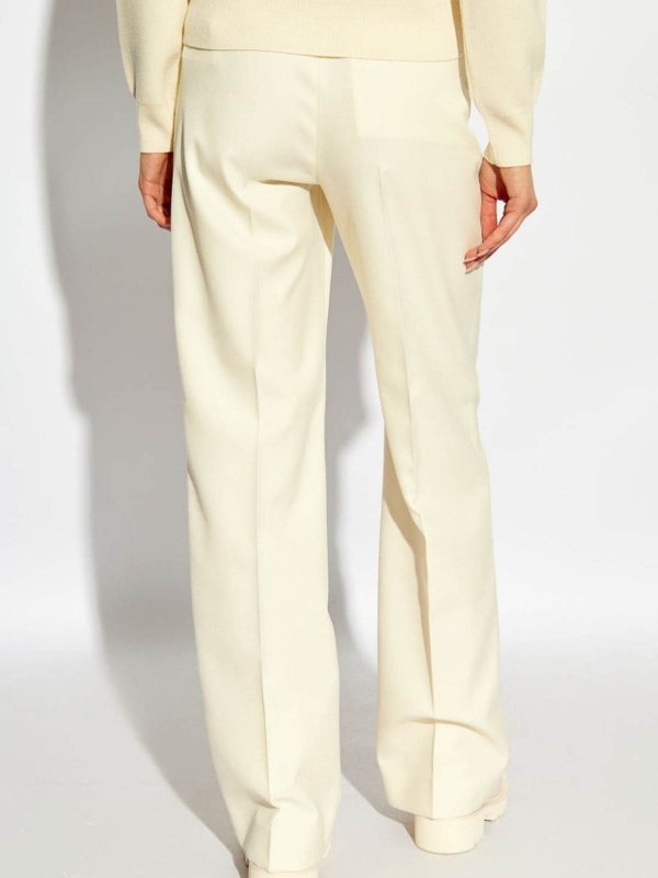 テーラードパンツ - 白 shop online: MONCLER