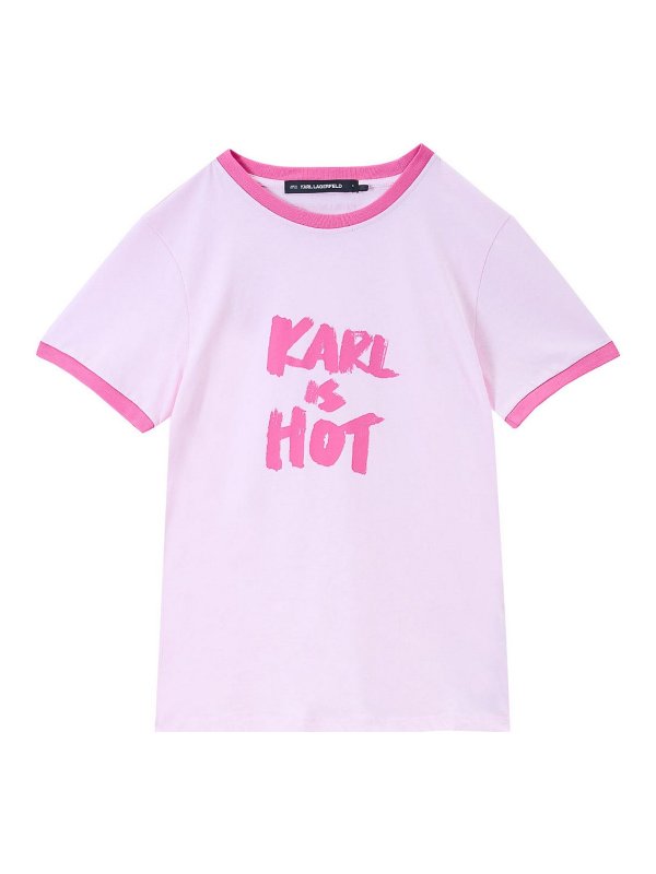 KARL LAGERFELD: t-shirts - Karl Is Hot Tshirt