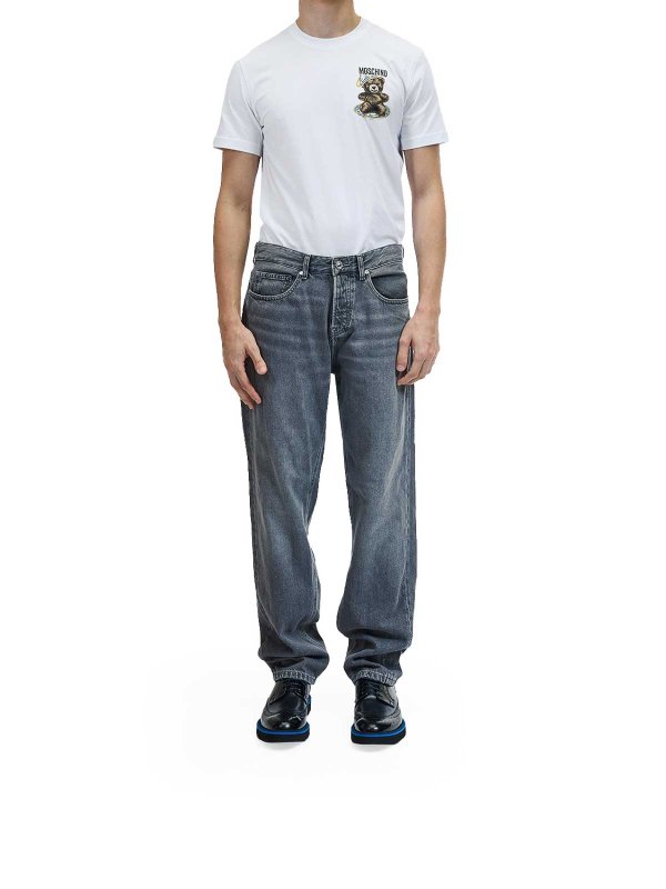 KARL LAGERFELD: ストレートジーンズ online - ストレートジーンズ - グレー