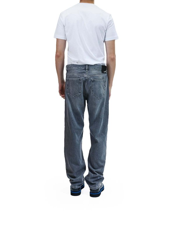 ストレートジーンズ - グレー shop online: KARL LAGERFELD