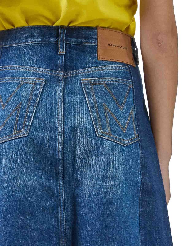 MARC JACOBS buy online 膝丈/ミディスカート - ブルー