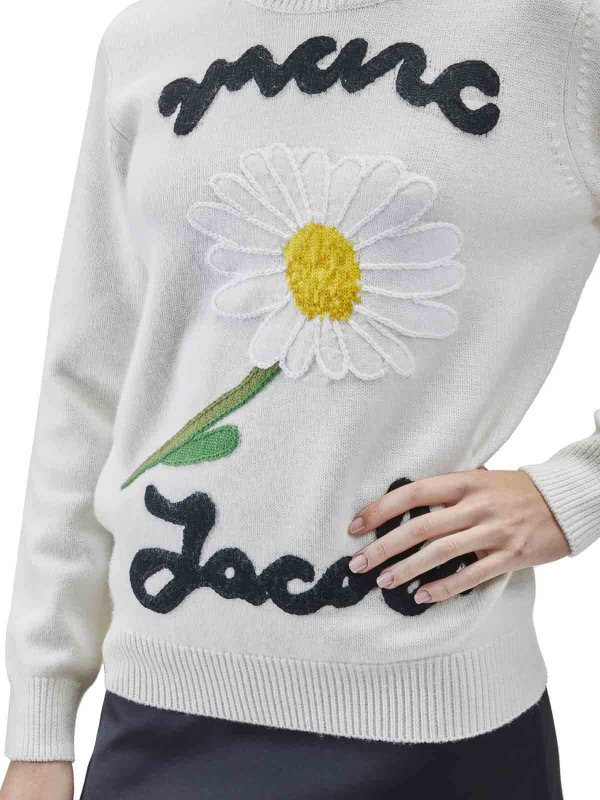 MARC JACOBS buy online Rundhalspullover - Weiß