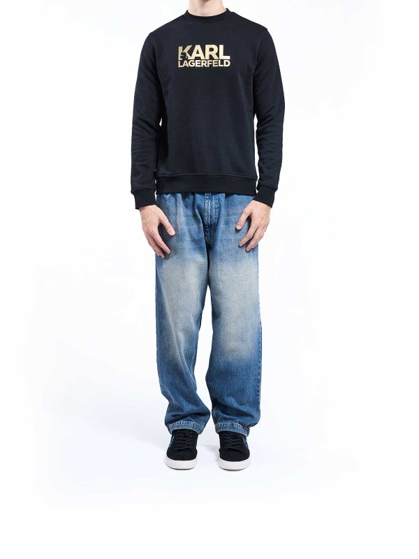 KARL LAGERFELD: スウェット＆セーター online - スウェットシャツ/セーター - 黒